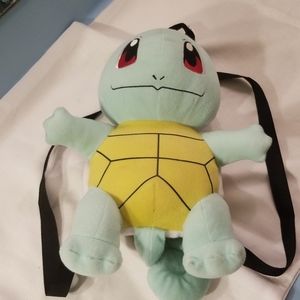 Squirtle plush backpack